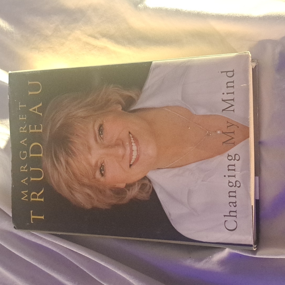 Margaret Trudeau's hardcover" "Book changing my mind"